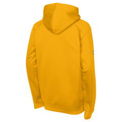 Nashville Predators Fanatics Youth Authentic Pro Rink Raglan Hoodie - Gold Hoodies