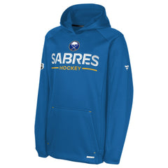 Buffalo Sabres Fanatics Youth Authentic Pro Rink Raglan Hoodie - Royal Hoodies