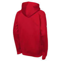 Washington Capitals Fanatics Youth Authentic Pro Rink Raglan Hoodie - Red Hoodies