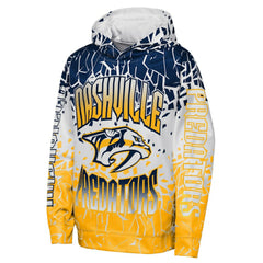 Nashville Predators Outerstuff Youth Frozen Frenzy Hoodie - Navy Hoodies