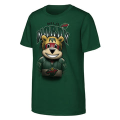 Minnesota Wild Outerstuff Youth Mascot Highlight T-Shirt - Green T-shirts
