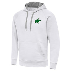 Dallas Stars Antigua St. Patrick's Day Victory Pullover Hoodie - White Hoodies