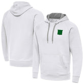 New York Rangers Antigua St. Patrick's Day Victory Pullover Hoodie - White Hoodies
