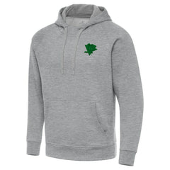 Pittsburgh Penguins Antigua St. Patrick's Day Victory Pullover Hoodie - Heather Gray Hoodies