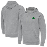 Chicago Blackhawks Antigua St. Patrick's Day Victory Pullover Hoodie - Heather Gray Hoodies