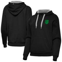Vegas Golden Knights Antigua Women's St. Patrick's Day Victory Pullover Hoodie - Black Hoodies