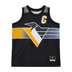 Mario Lemieux Pittsburgh Penguins Mitchell & Ness Unisex Maxxed Out Fashion Basketball Jersey - Black Jerseys