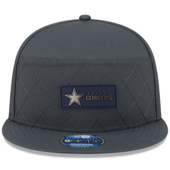 Dallas Cowboys New Era 2025 Sideline Cold Weather Split Panel 9FIFTY Snapback Hat - Charcoal on sale