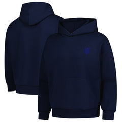 USMNT Levelwear Luxe Signature Tri-Blend Pullover Hoodie - Navy sale