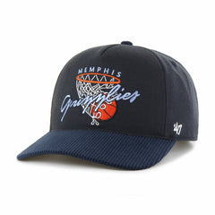 Memphis Grizzlies '47 Nothing But Net Hitch Adjustable Hat - Navy on sale