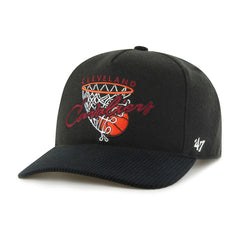 Cleveland Cavaliers '47 Nothing But Net Hitch Adjustable Hat sale - Black on sale