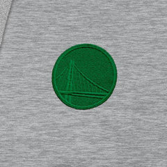 Golden State Warriors Antigua St. Patrick's Day Victory Raglan Pullover Hoodie sale - Heather Gray shop