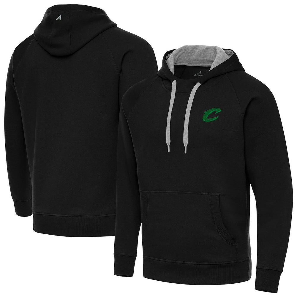 Cleveland Cavaliers Antigua St. Patrick's Day Victory Raglan Pullover Hoodie sale - Black online