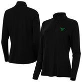 Chicago Bulls Antigua Women's St. Patrick's Day Intent Quarter-Zip Top - Black shop
