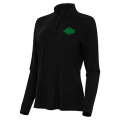 Los Angeles Lakers Antigua Women's St. Patrick's Day Intent Quarter-Zip Top - Black sale