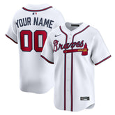 Atlanta Braves Home Limited Custom Jersey White