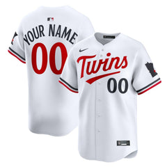 Minnesota Twins Home Limited Custom Jersey White