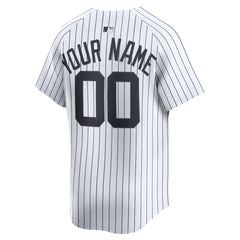 New York Yankees Home Limited Custom Jersey White