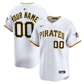 Pittsburgh Pirates Home Limited Custom Jersey White