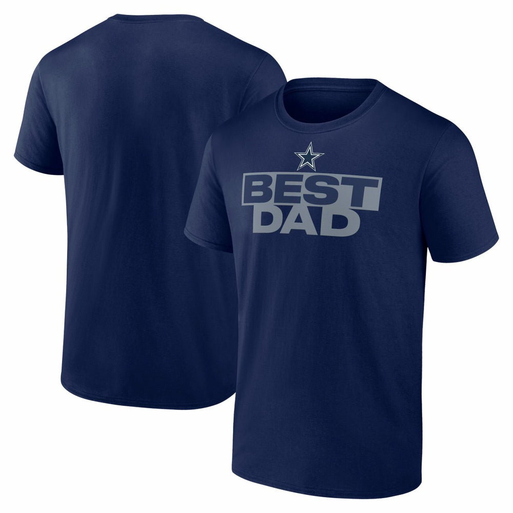 Dallas Cowboys Best Dad Father's Day T-Shirt - Navy sale