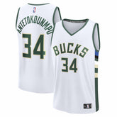 Giannis Antetokounmpo Milwaukee Bucks Fast Break Replica Player Jersey - Association Edition - White on sale