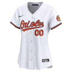 Baltimore Orioles Women's Home Limited Custom Jersey White