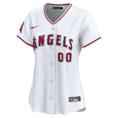 Los Angeles Angels Women's Home Limited Custom Jersey White