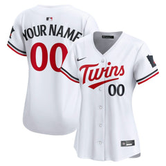 Minnesota Twins Women's Home Limited Custom Jersey White