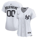 New York Yankees Women's Home Limited Custom Jersey White