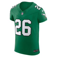Saquon Barkley Philadelphia Eagles Alternate Vapor F.U.S.E. Elite Jersey - Kelly Green on sale