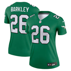 Saquon Barkley Philadelphia Eagles Women's Legend Player Performance Top - Kelly Green discount