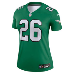 Saquon Barkley Philadelphia Eagles Women's Legend Player Performance Top - Kelly Green discount