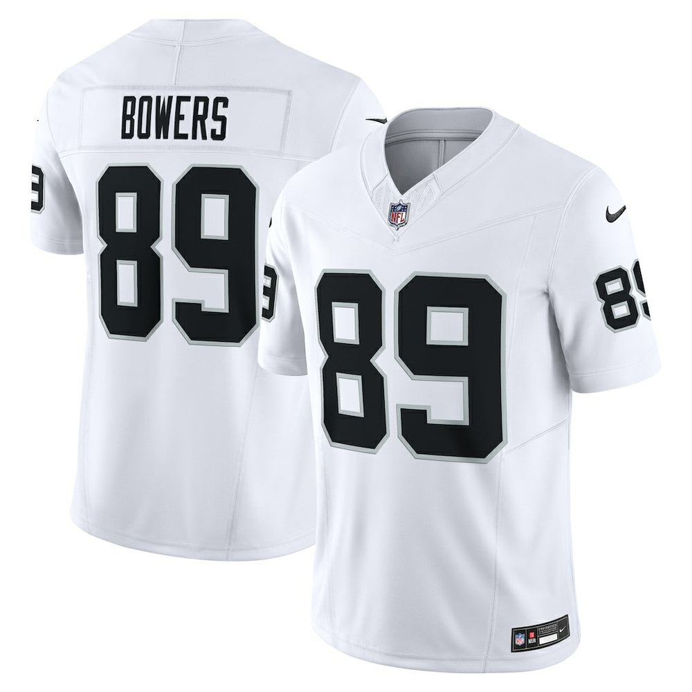 Brock Bowers Las Vegas Raiders Vapor F.U.S.E. Limited Jersey - White on sale