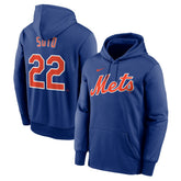 Juan Soto New York Mets Name & Number Pullover Hoodie Royal