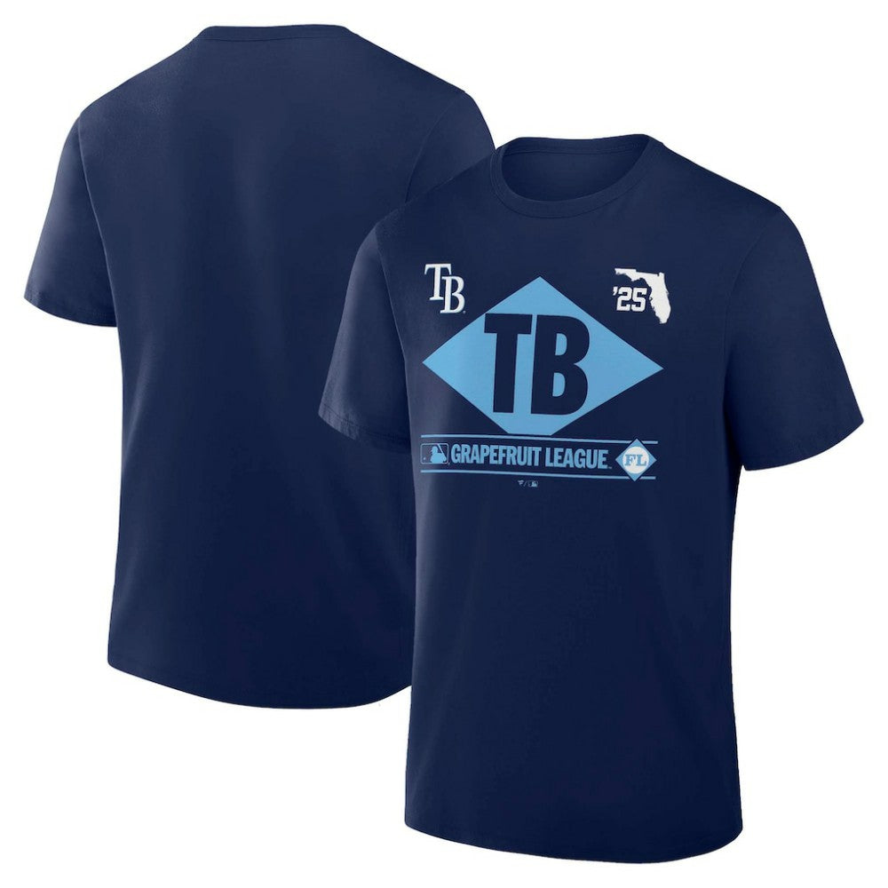 Tampa Bay Rays 2025 Spring Training Grapefruit League True Icon T-Shirt Navy