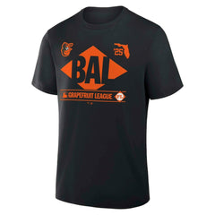 Baltimore Orioles 2025 Spring Training Grapefruit League True Icon T-Shirt Black