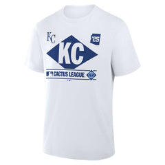 Kansas City Royals 2025 Spring Training Cactus League True Icon T-Shirt White