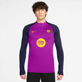 Barcelona 2025/26 Strike Drill Quarter-Zip Long Sleeve Dri-FIT Top - Purple on sale