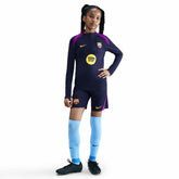 Barcelona Youth 2025/26 Strike Drill Quarter-Zip Dri-FIT Long Sleeve Top - Navy for sale