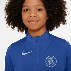 Chelsea Youth 2025/26 Strike Drill Quarter-Zip Dri-FIT Long Sleeve Top - Blue outlet