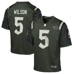 Garrett Wilson New York Jets Youth 2025 Rivalries Collection Game Jersey - Gotham Green for sale