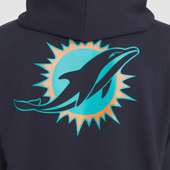 Miami Dolphins 2025 Rivalries Collection Standard Issue Sideline Dri-FIT Hoodie - Pitch Blue for sale