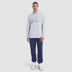 Buffalo Bills 2025 Rivalries Collection Sideline Dri-FIT Long Sleeve Hoodie T-Shirt - Silver outlet