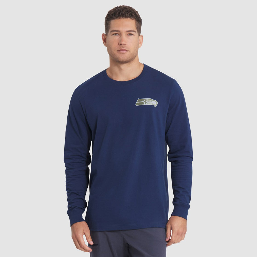 Seattle Seahawks 2025 Rivalries Collection Essential Long Sleeve T-Shirt - College Navy sale
