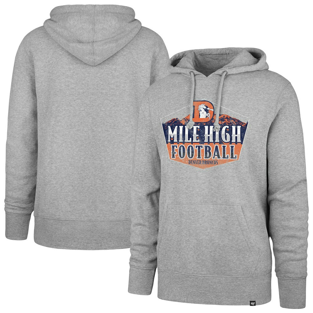 Denver Broncos '47 Headline Pullover Hoodie - Gray online