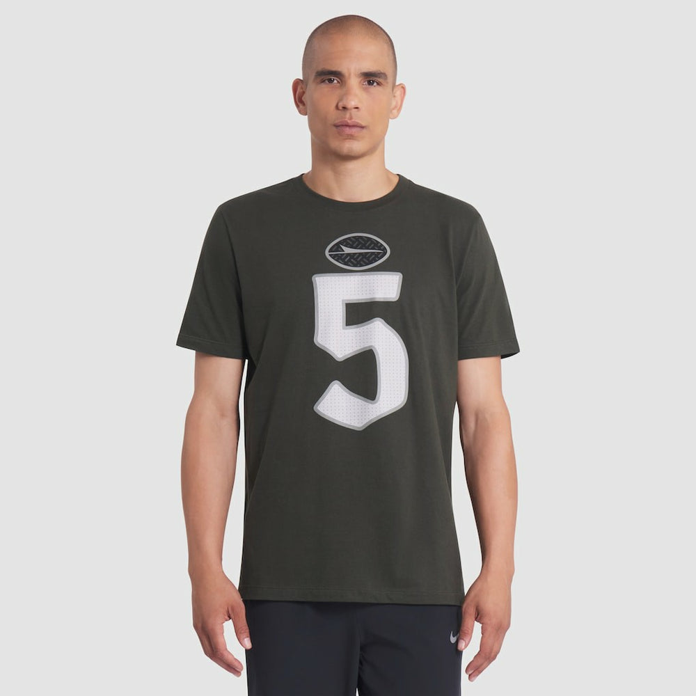 Garrett Wilson New York Jets 2025 Rivalries Collection Player Name & Number T-Shirt - Gotham Green sale