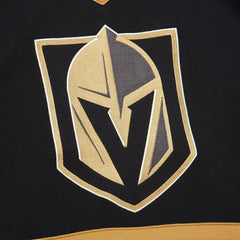 Vegas Golden Knights Mitchell & Ness Women's Heritage Lace-Up Pullover Sweatshirt - Black Sweatshirts
