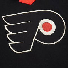 Philadelphia Flyers Mitchell & Ness Women's Heritage Lace-Up Pullover Sweatshirt - Black Sweatshirts