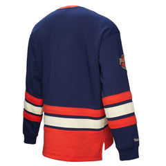 Washington Capitals Heritage Lace-Up Pullover Sweatshirt - Navy Sweatshirts
