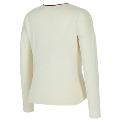 USWNT Concepts Sport Women's Kaki Hacci Knit Pullover Sweatshirt - Cream discount